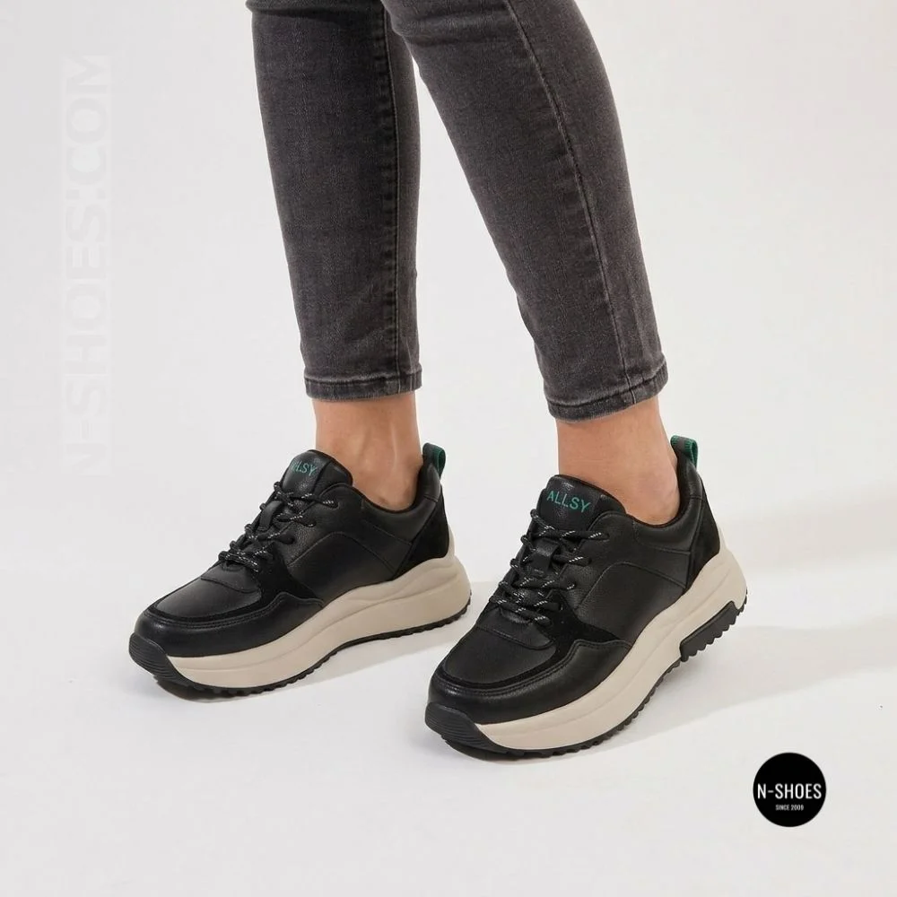 Allsy 215982 512-662977-1 6314 Women's Platform Sneakers